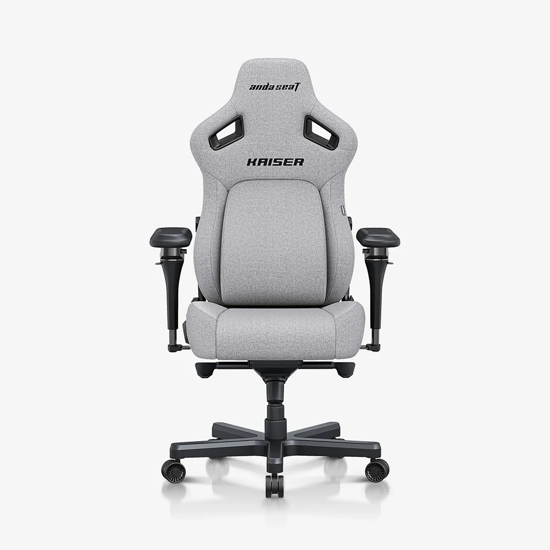 AndaSeat Ash Gray Kaiser 4 6D Armrest Gaming Chair - Image 3