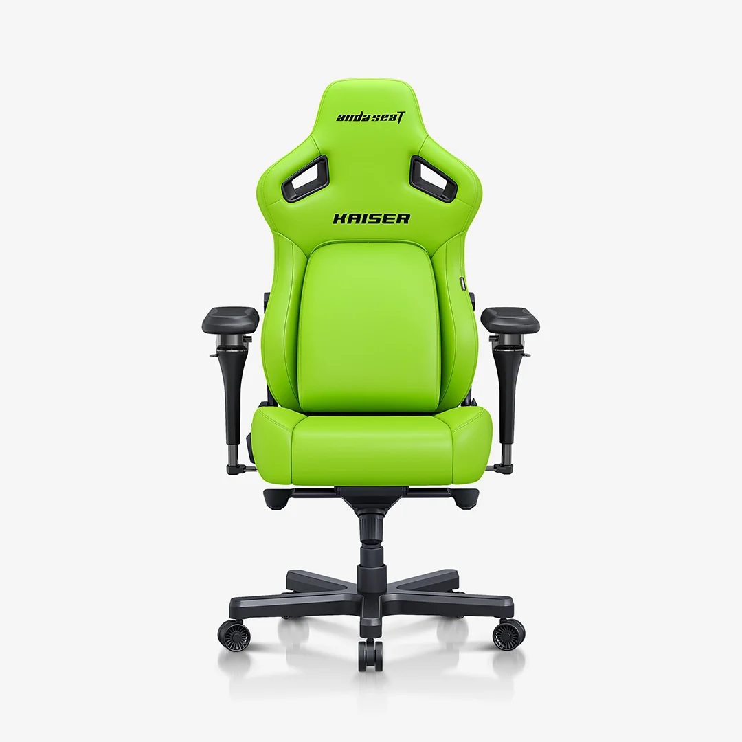 AndaSeat Cyber Green Kaiser 4 6D Armrest Gaming Chair - Image 4
