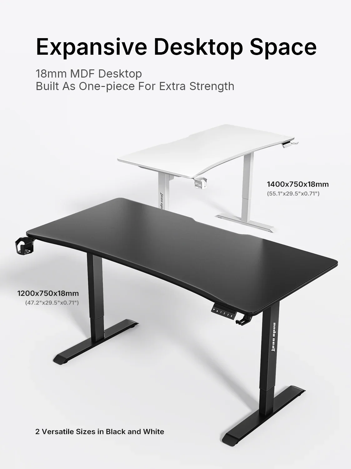 AndaSeat Black Xtreme Series Ergonomic Standing Desk - Image 8