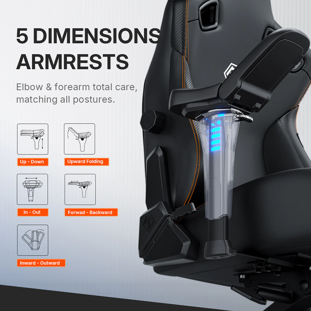 AndaSeat Kaiser 3 Pro 5D Armrest Gaming Chair - Image 4